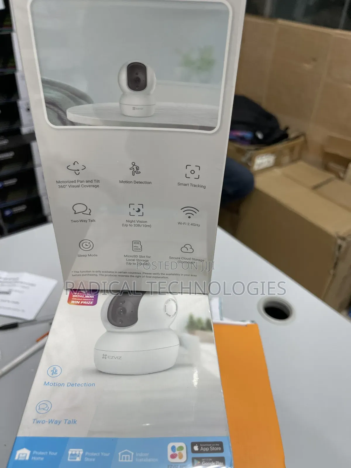 Ty2 Ezviz 360° የሚዞር ድምፅ የሚቀርፅ Security Camera Xiaomi Mi Imou