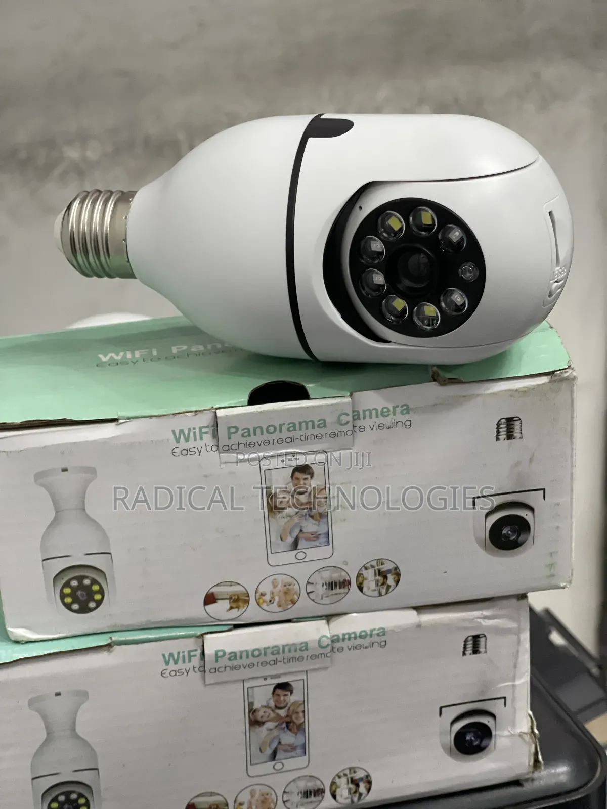 የ አሞል ካሜራ 360° የሚዞር ድምፅ የሚቀርፅ Bulb Security Camera Mi Imou