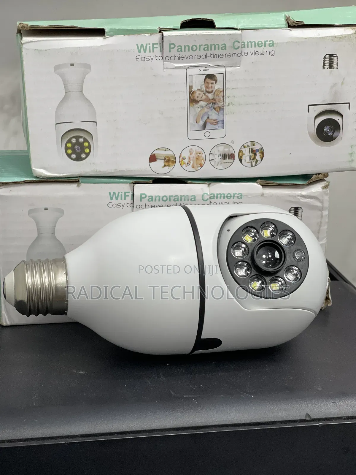 የ አሞል ካሜራ 360° የሚዞር ድምፅ የሚቀርፅ Bulb Security Camera Mi Imou