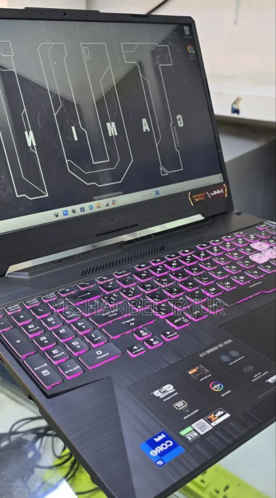 New Laptop Asus TUF Gaming A15 16GB Intel Core i7 SSD 1T