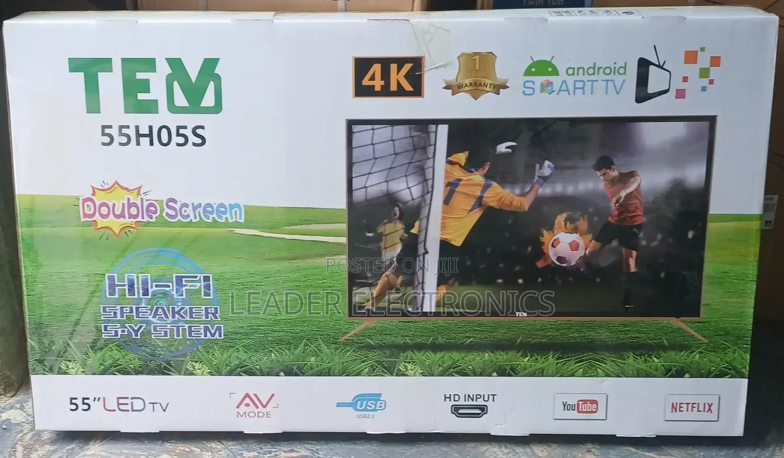 Tev Tv 55" Smart Android Tv New 2025