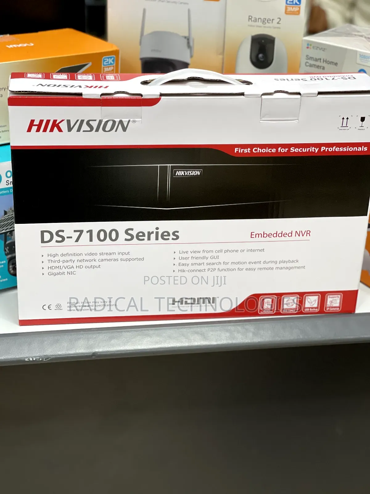 Hikvision NVR 7100 Series NVR Security Camera Hybrid Dahua