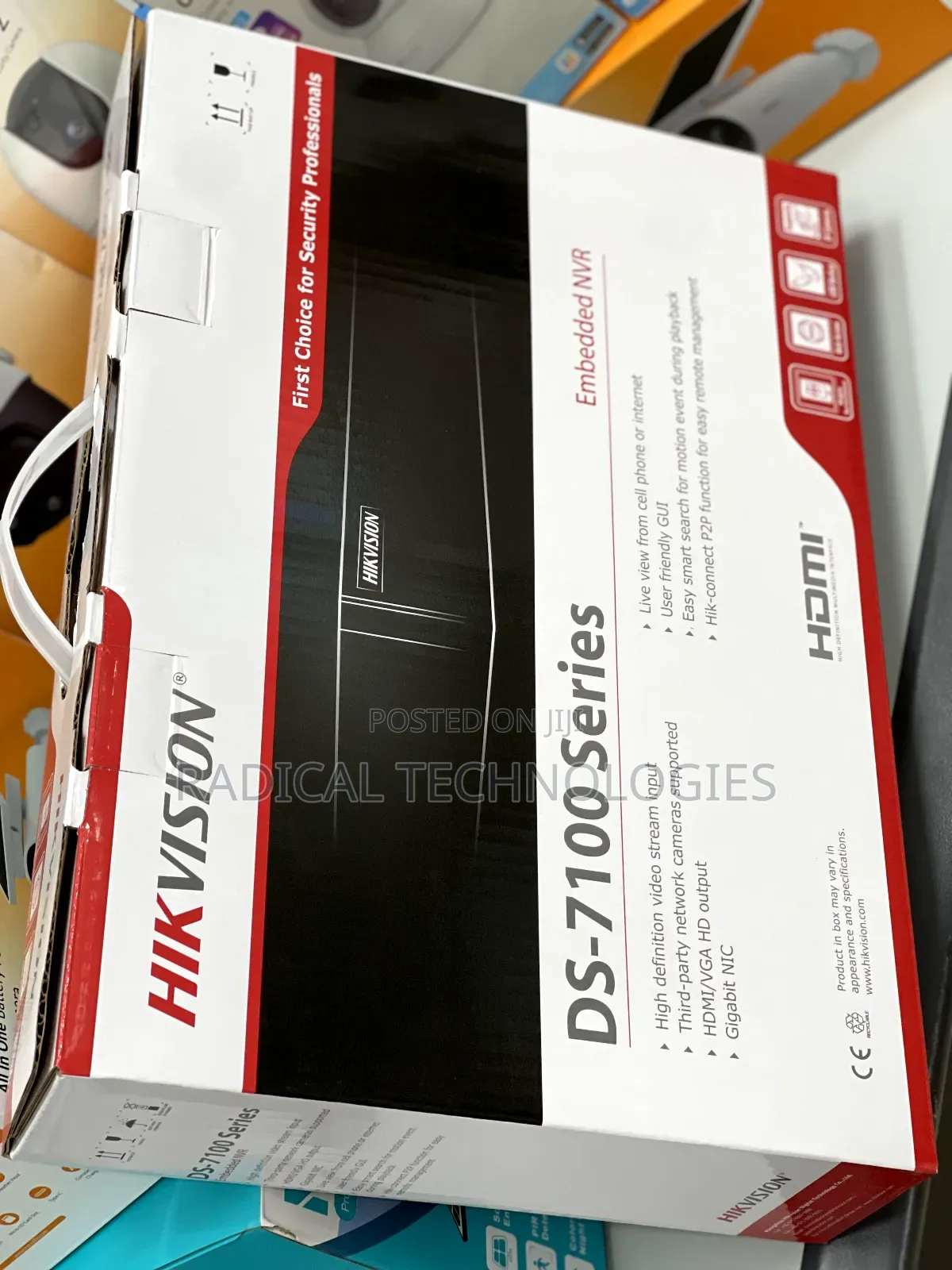 Hikvision NVR 7100 Series NVR Security Camera Hybrid Dahua