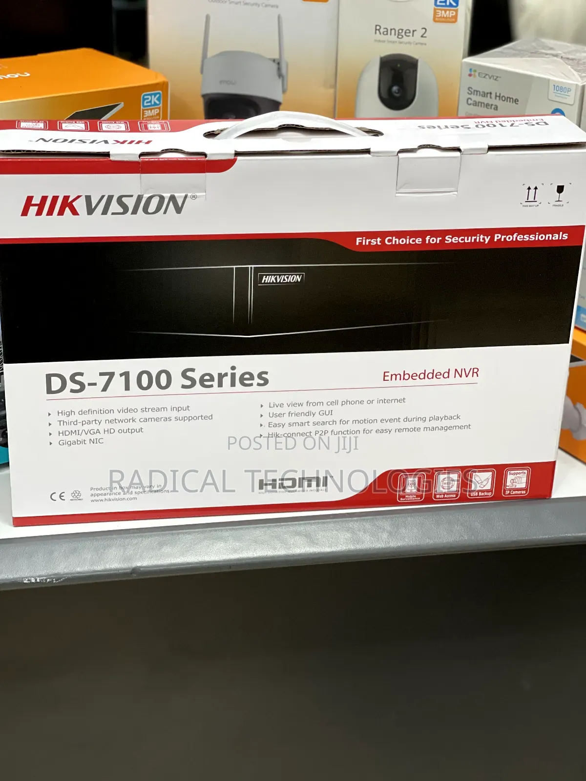 Hikvision NVR 7100 Series NVR Security Camera Hybrid Dahua