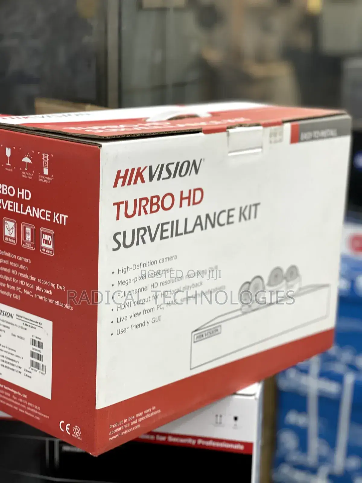 4 Channel Kit Hikvision Security Camera