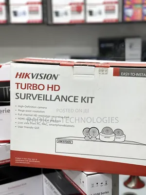4 Channel Kit Hikvision Security Camera