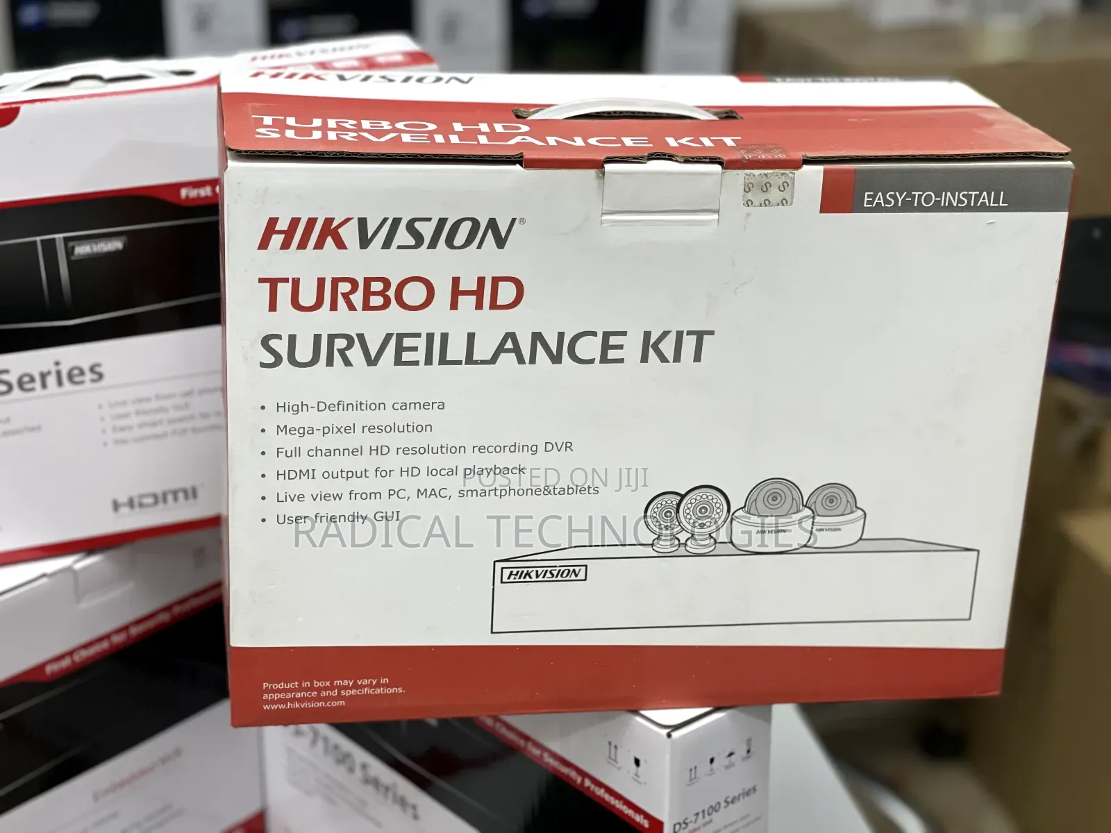 4 Channel Kit Hikvision Security Camera