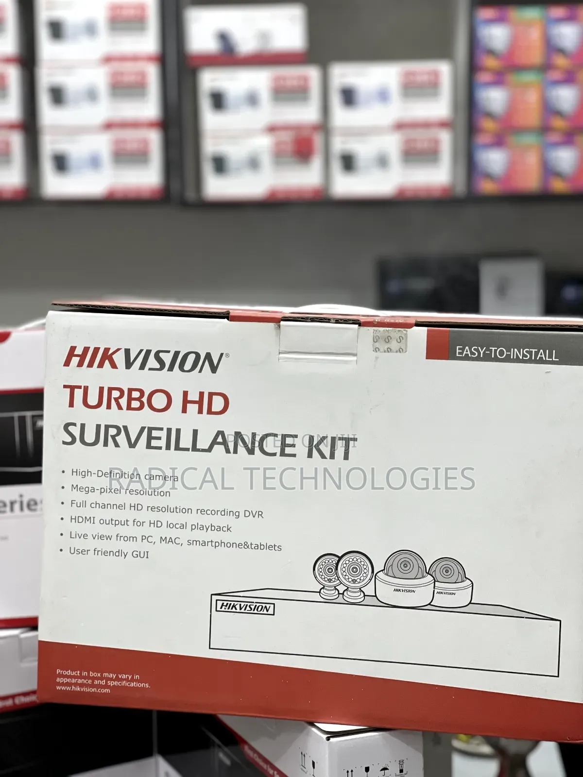 4 Channel Kit Hikvision Security Camera