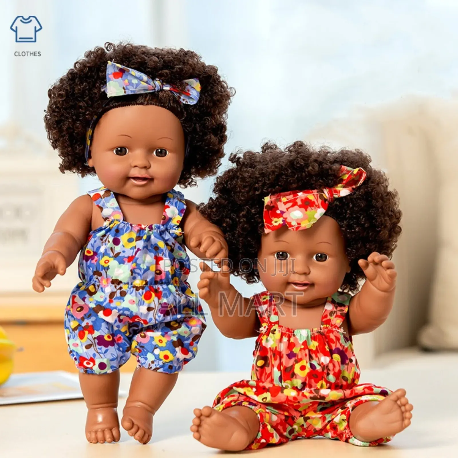 African Blacki Girl Doll