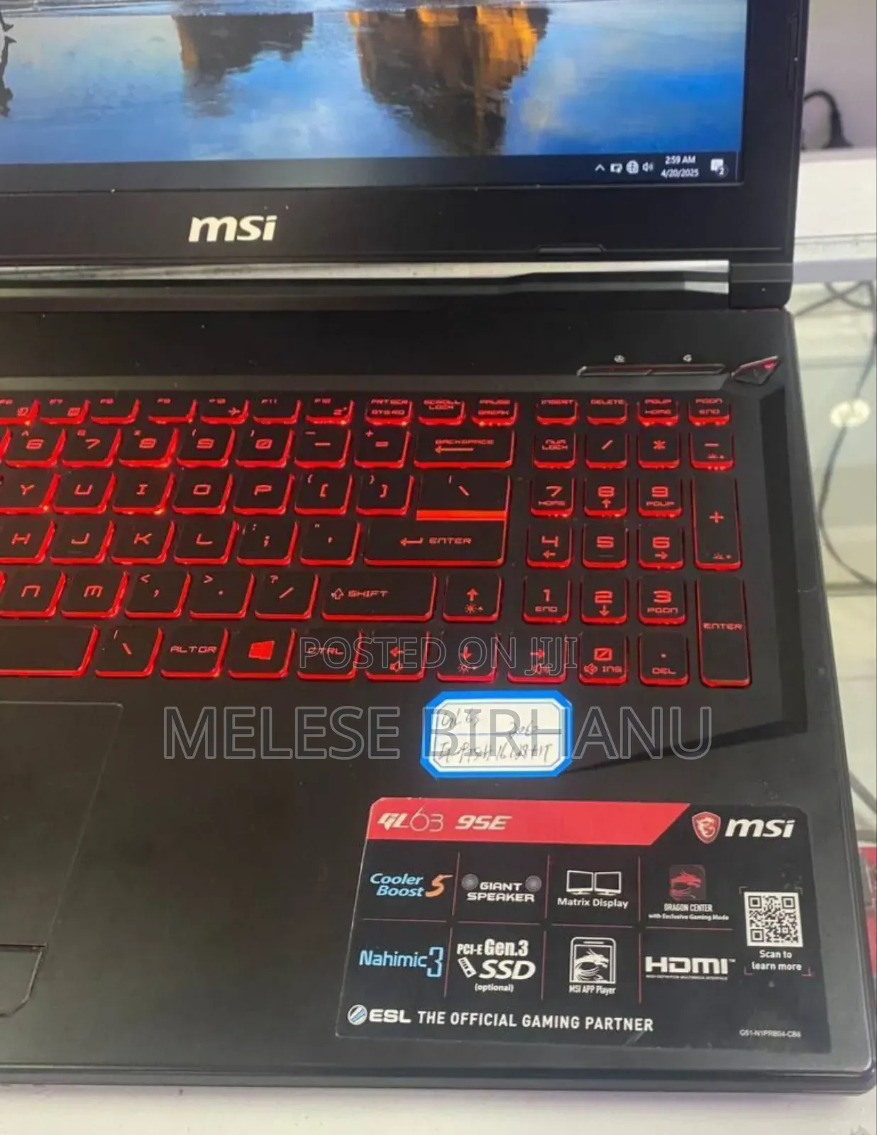 New MSI GS60 2PE Ghost Pro Gold Edition 16GB Intel Core I7 SSD 512GB