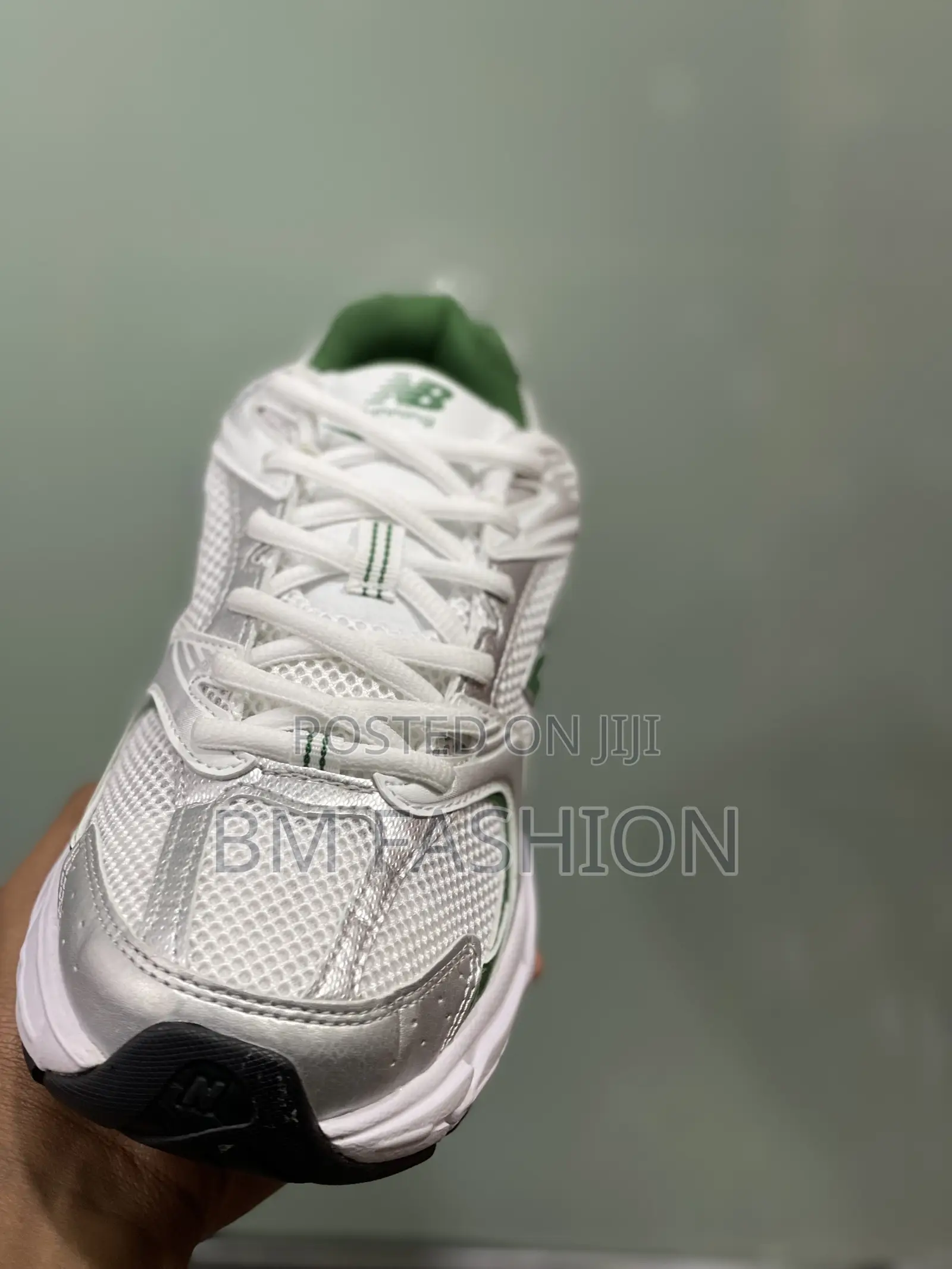 New Balance 530 Menswear Sneakers White X Green Comfortable