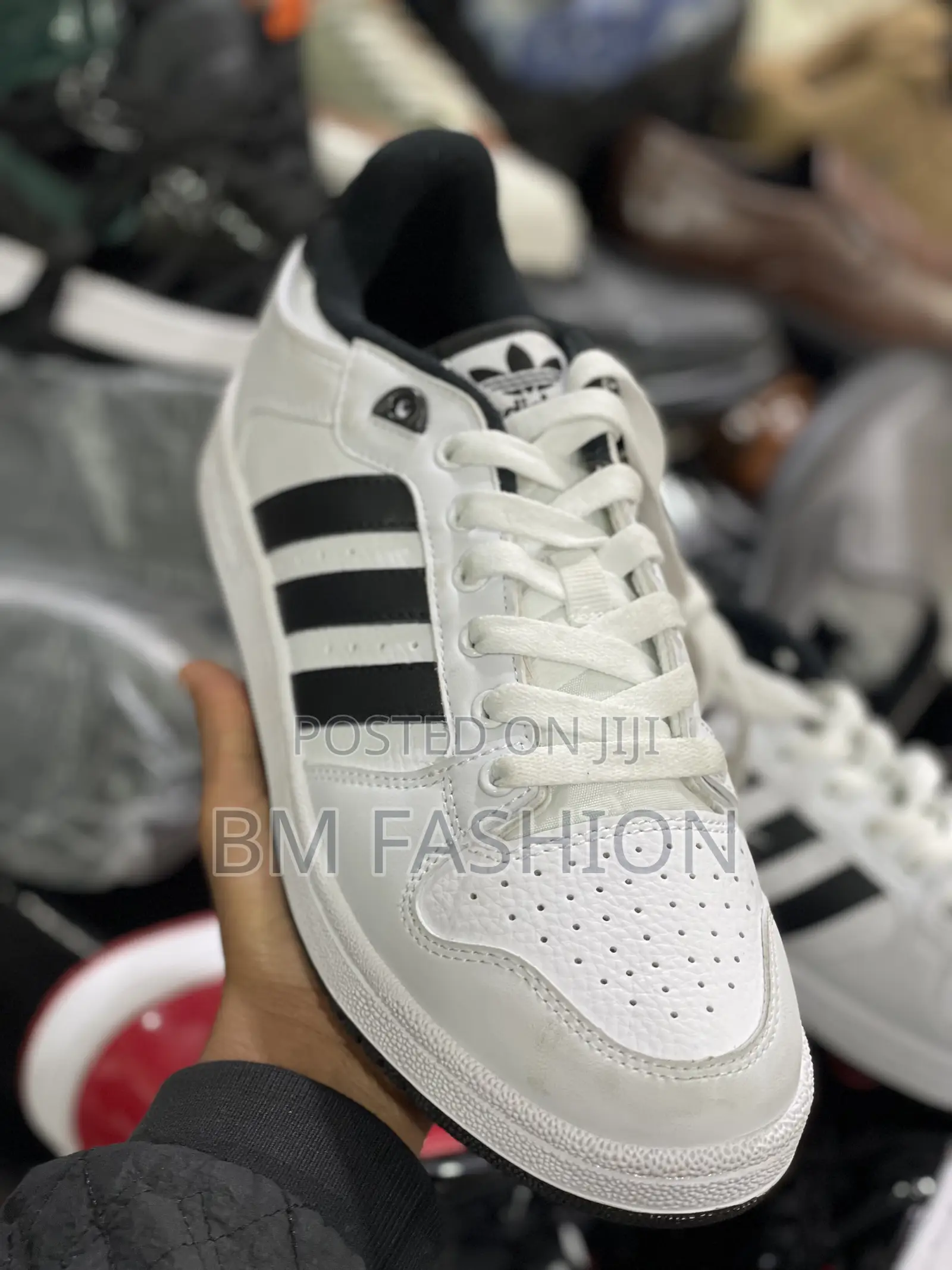 Adidas Sneakers Black X White Men Size