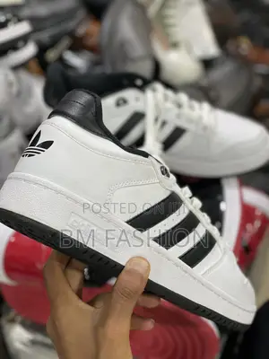 Adidas Sneakers Black X White Men Size