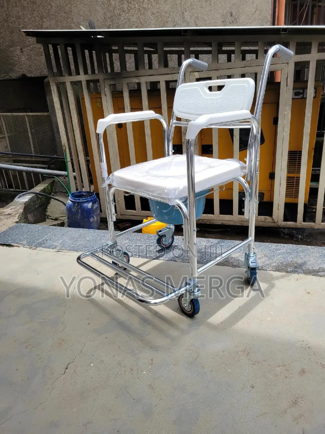 Toilet Chair𤳙嘴wheels,Bedside Commode 鴆聊toilet Shower Chair