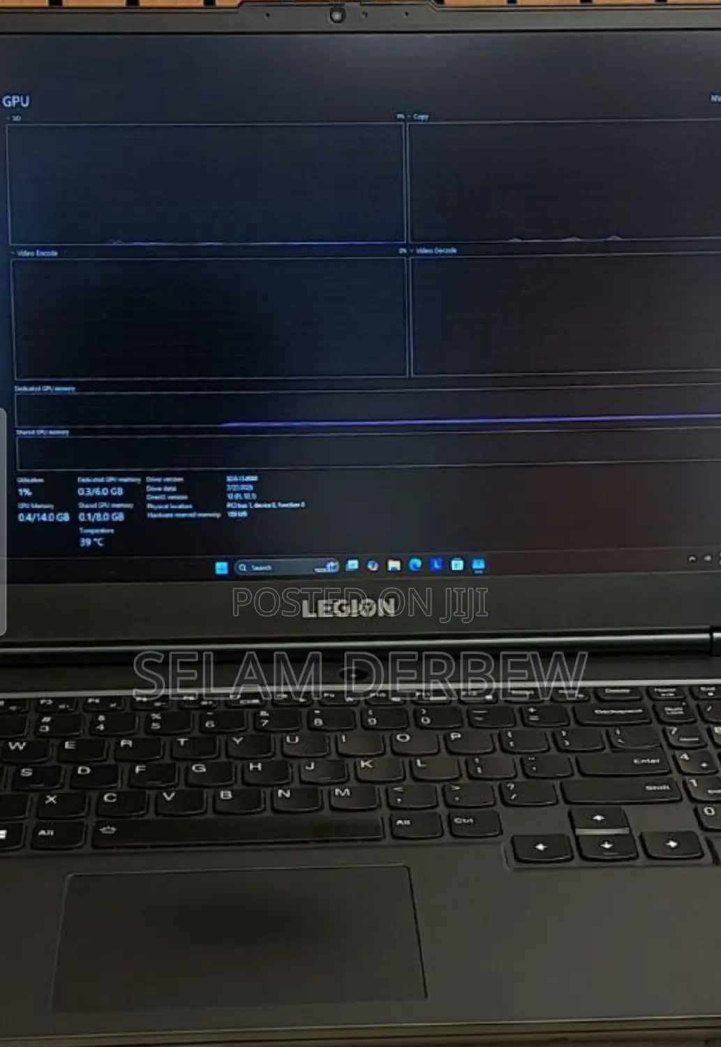 New Laptop Lenovo Legion 5 16GB Intel Core I7 SSD 512GB