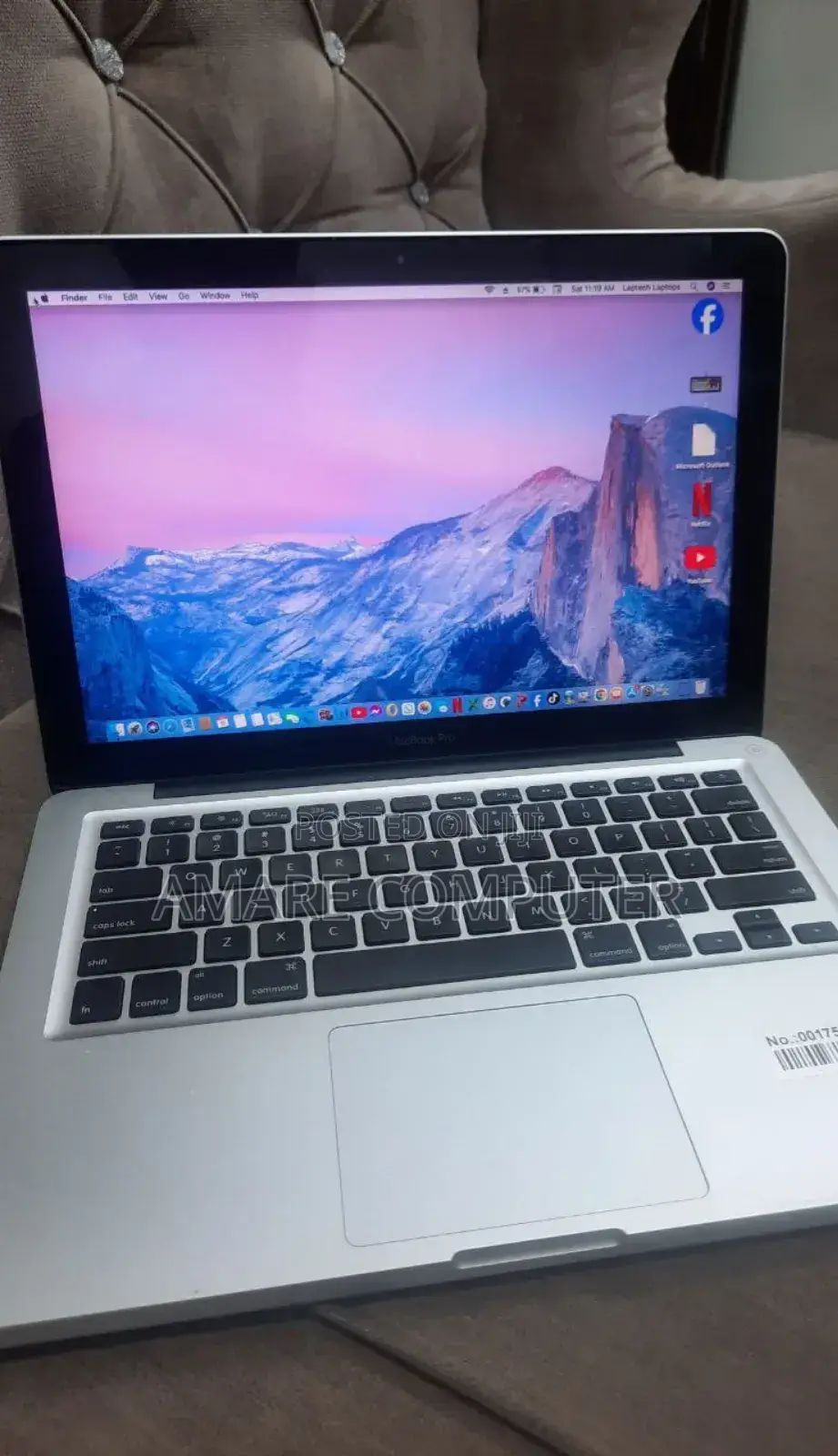 New Laptop Apple MacBook Pro 2012 8GB Intel Core I5 HDD 500GB