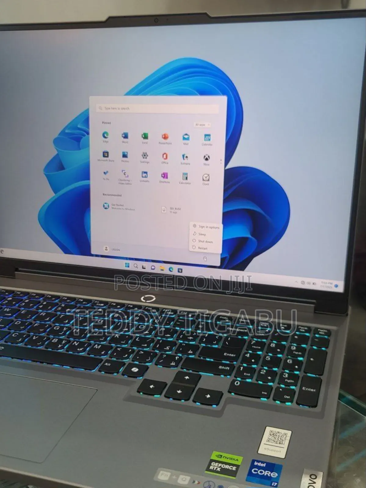 New Laptop Lenovo Legion 5 16GB Intel Core I7 SSD 1T