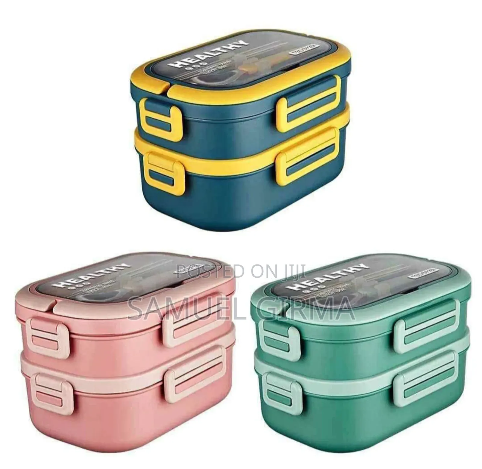  Isolated Lunch Box 
ባለ ሁለት ተደራራቢ 1 ዎጥ እና 1 ከፍልፋይ ያለው