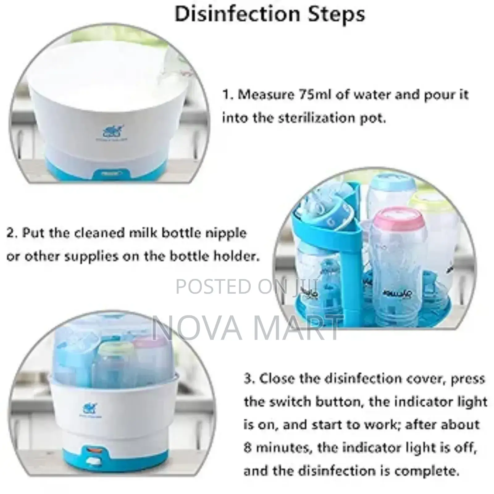 Dr Gym Sterilizer Baby Feeding Bottle