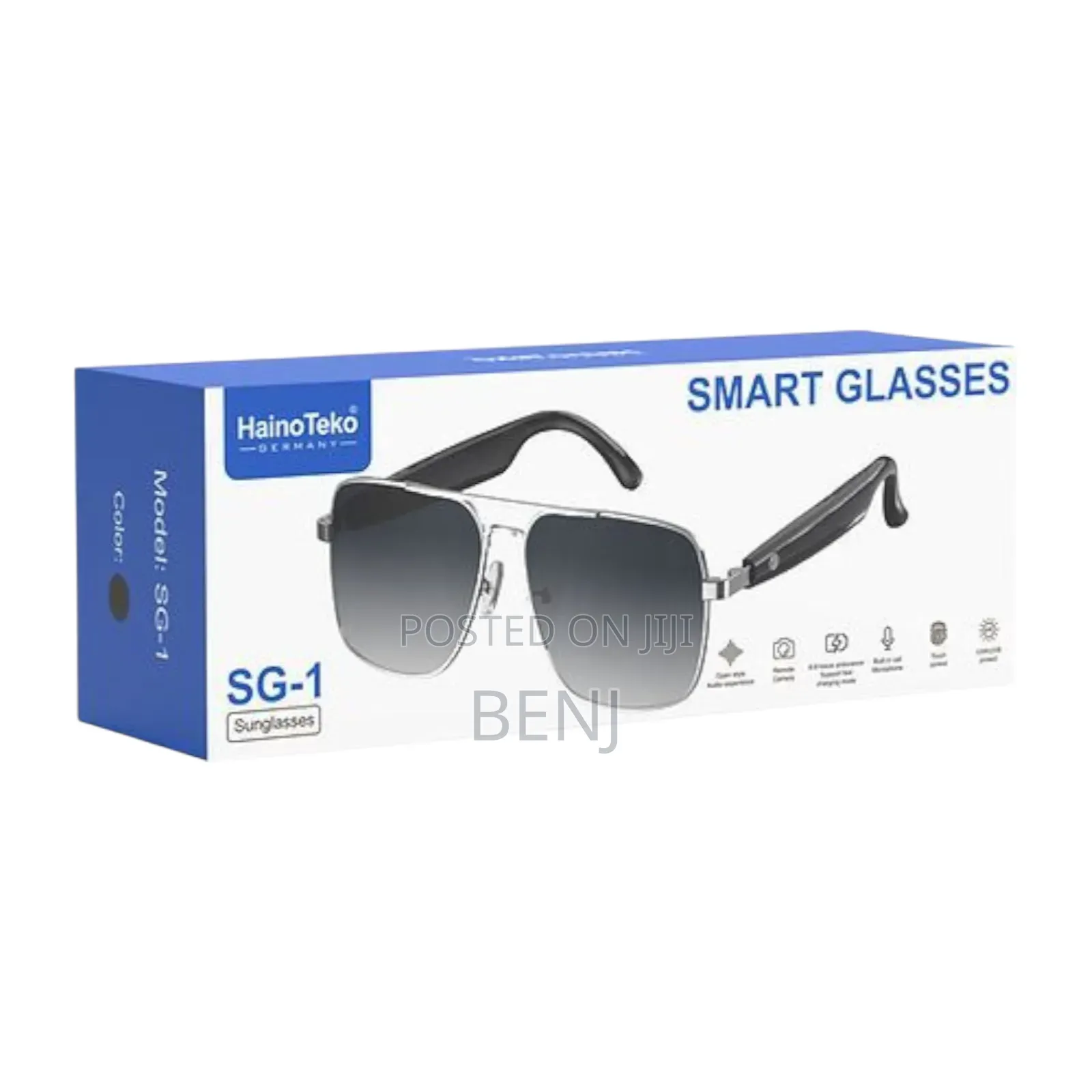 Haino Teko Sg-1 Smart Sunglasses Uv Block | Bluetooth Speakers