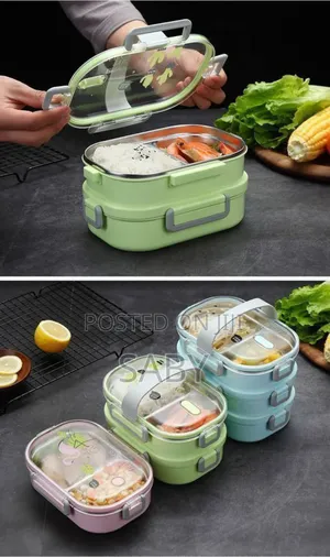 2 Layer Stainless Steel Insulated Thermo Lunch Box
