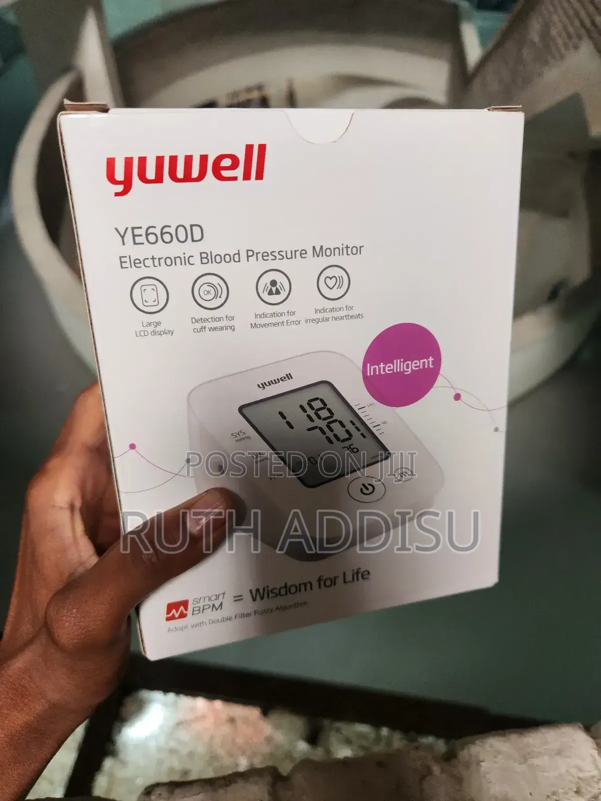 Heigh Quality Yuwell Blood Pressure Monitor襖不digital Bp New