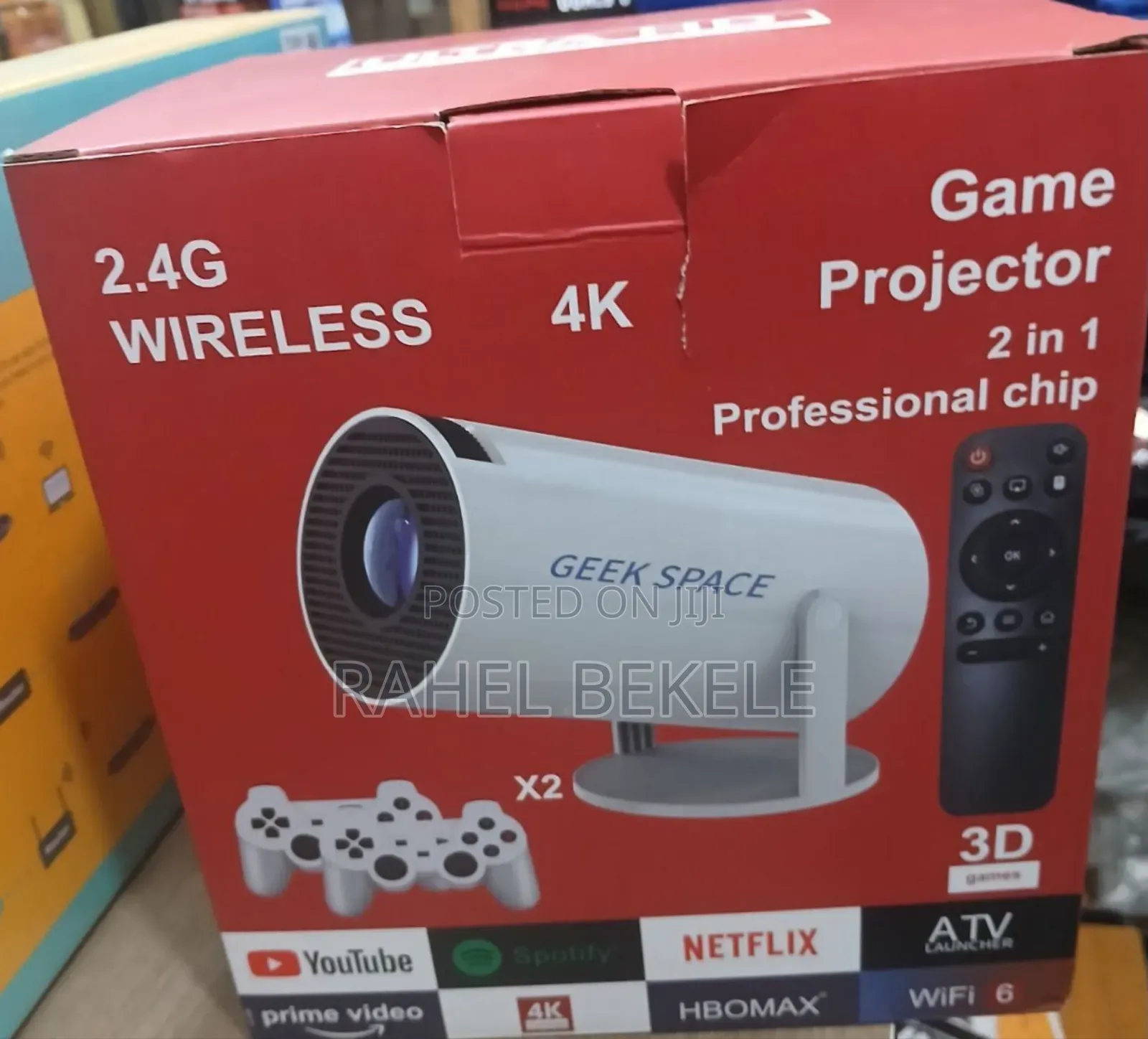 Geek Space 2.4g Wireless Game Projector
