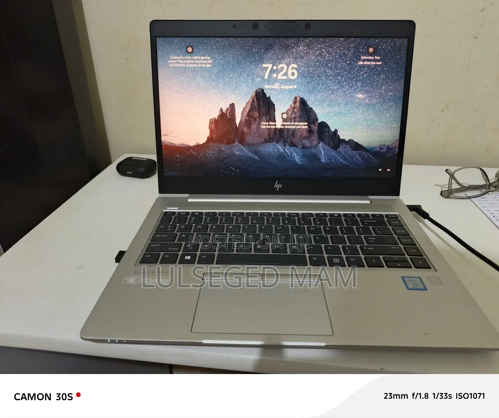 Laptop HP EliteBook 840 16GB Intel Core I7 SSD 512GB