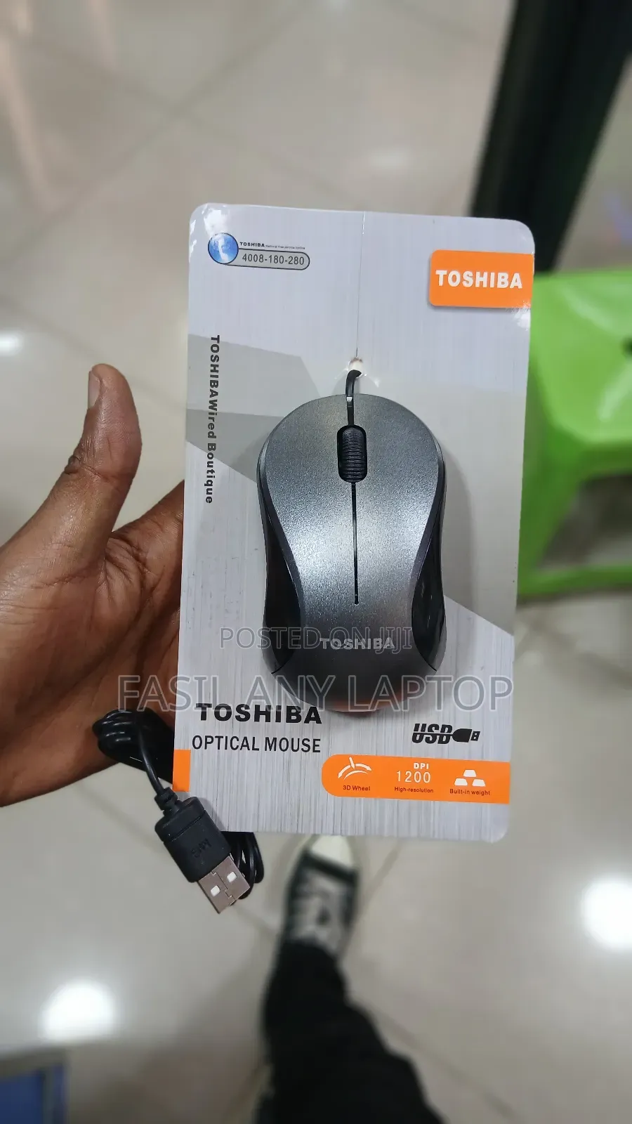 Mouse Toshiba 1200dpi