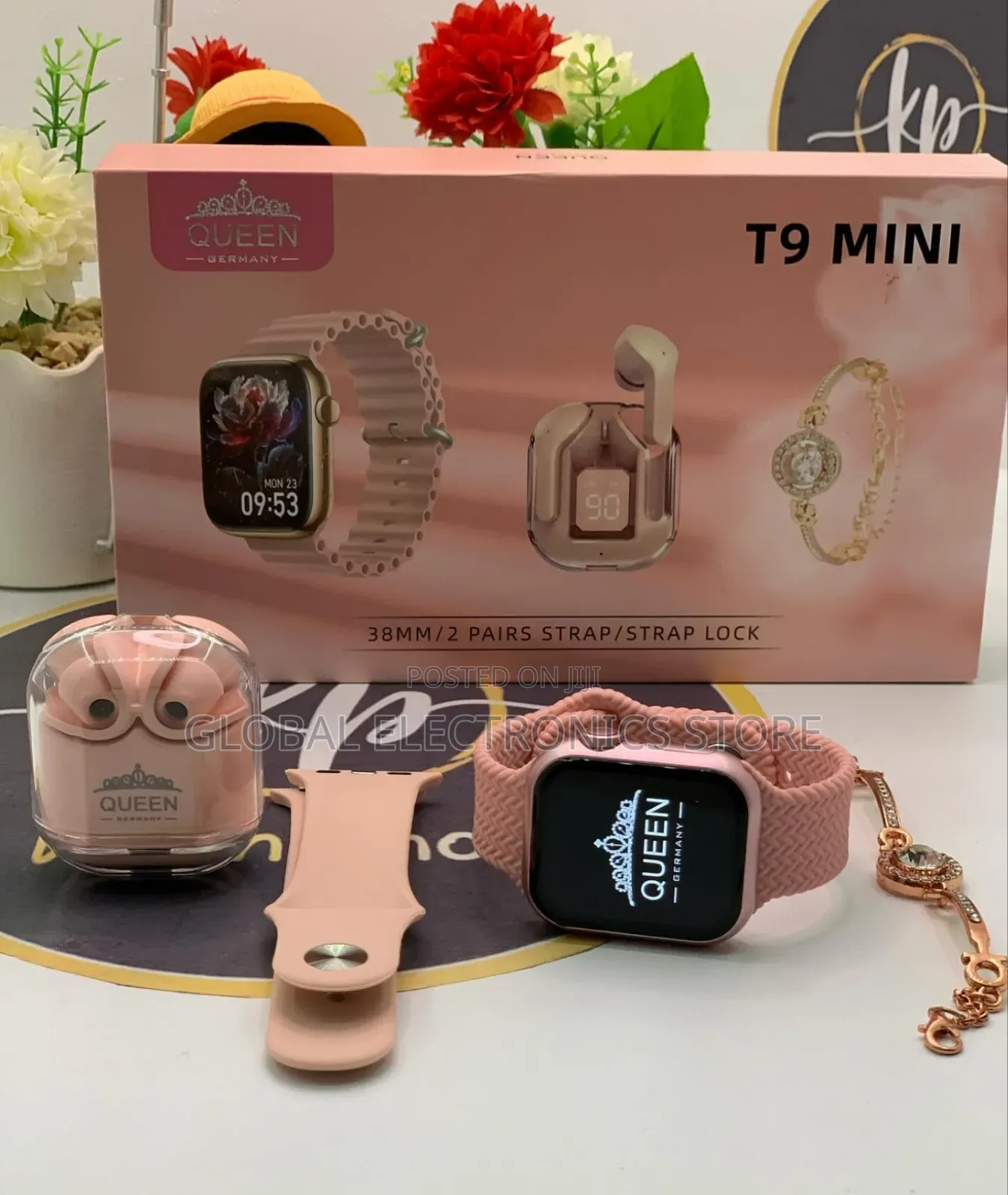 Original Premium Smart Watch + 3-in-1 Combo! With Airpod