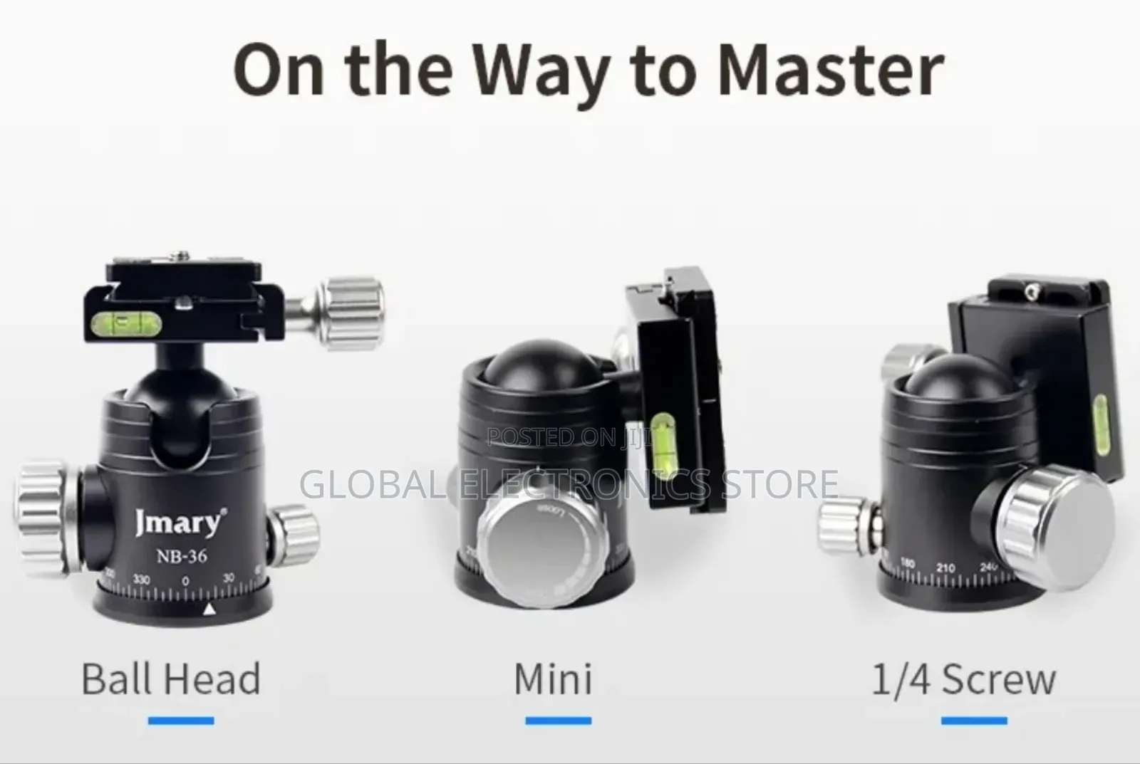 Jmary Techlife Aluminium Alloy Professional Tripod Monopod