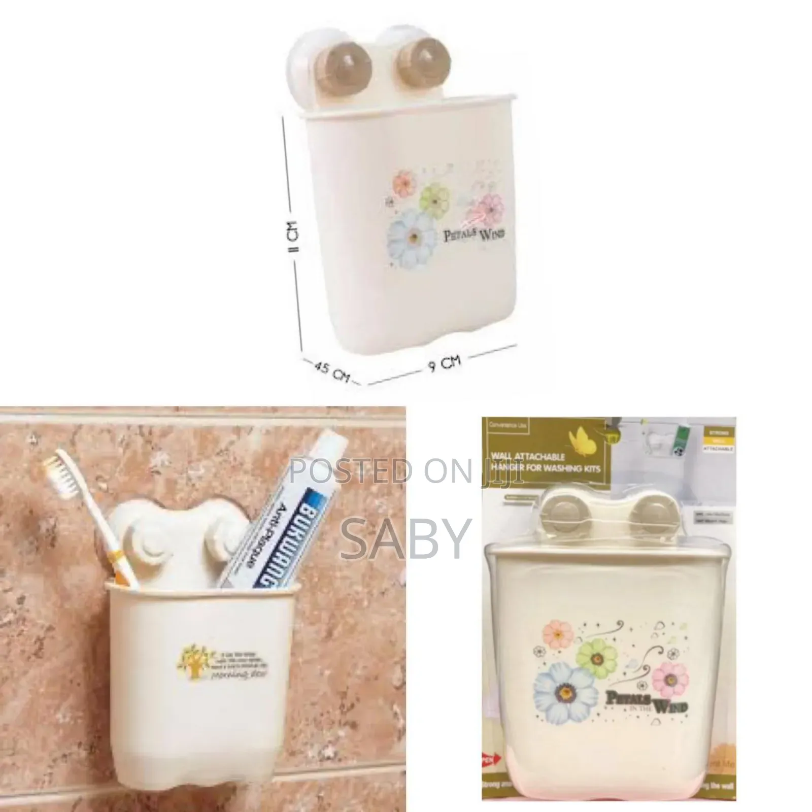 Wall-mounted Suction Cup Holder