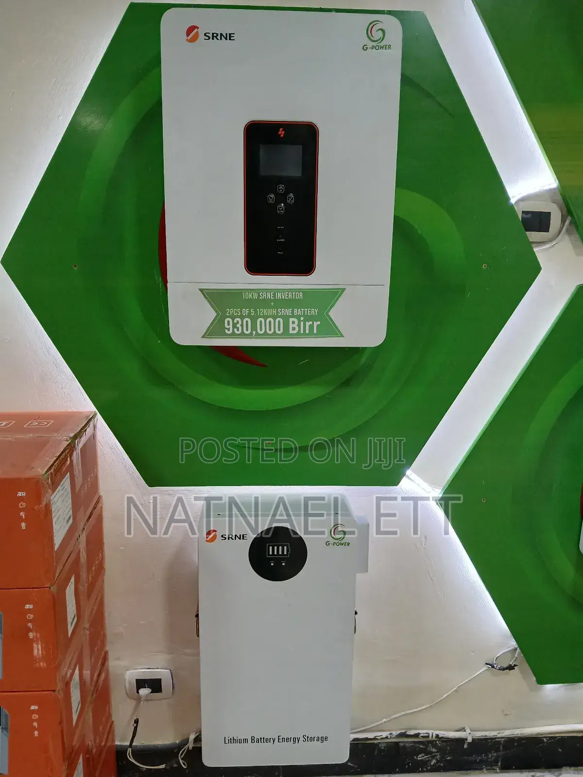 10kw Hybrid Inverter and 200ah Lithium Battery