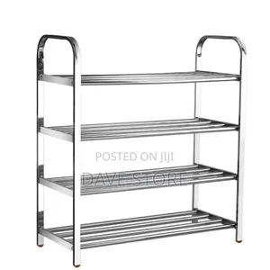 Photo - 4 Layer Stainless Steel Shoes Rack
