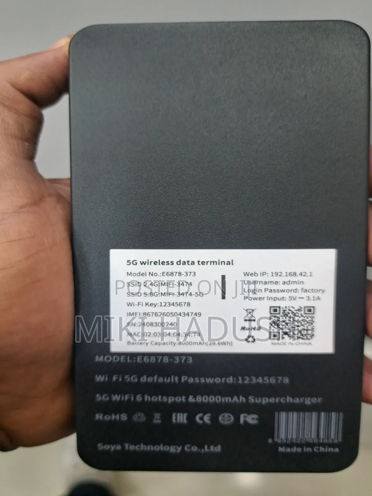 Hilink Wifi Router and Power Bank