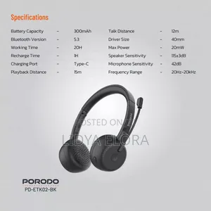 Porodo Office Wireless Headset