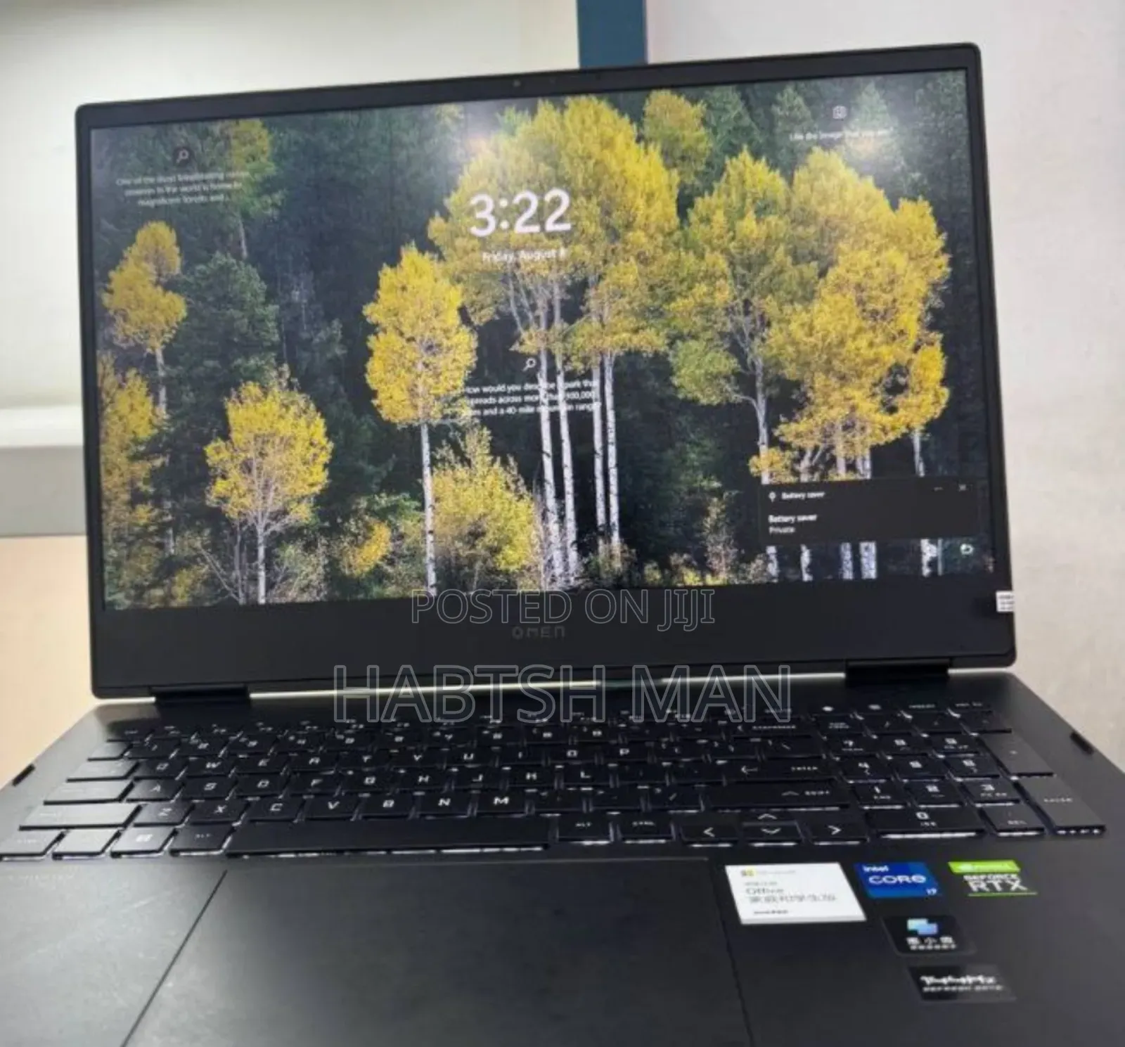 New Laptop HP Omen 16 16GB Intel Core I7 SSD 512GB