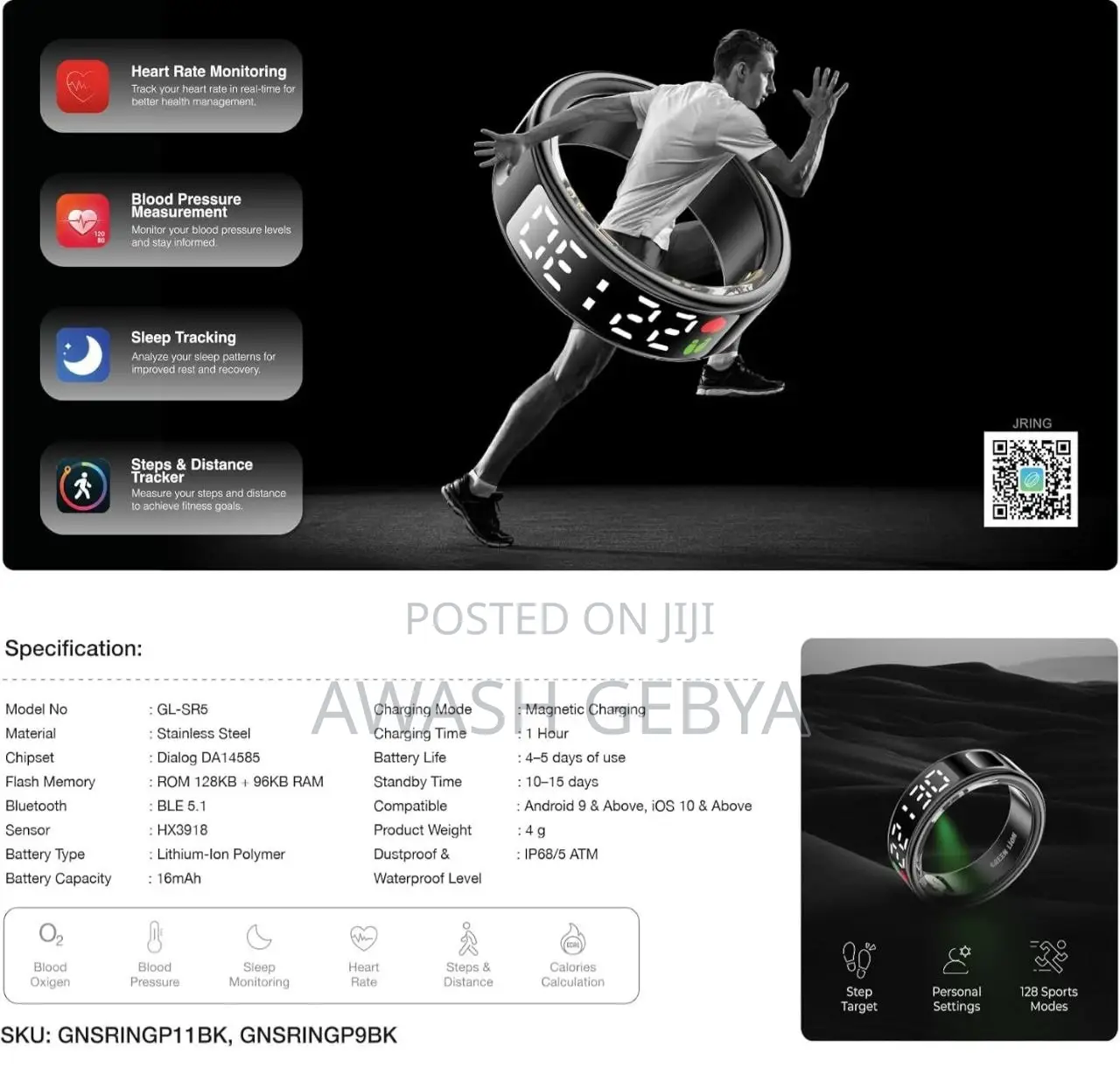 Smart Ring Pro With Digital Display