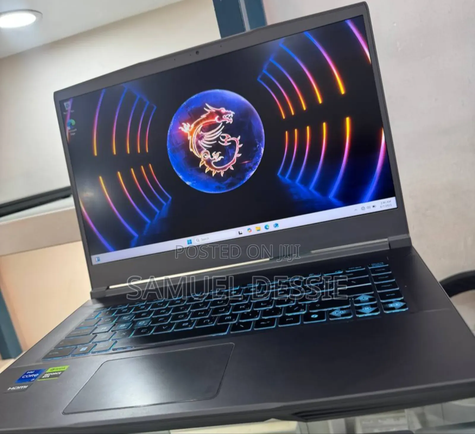 New Laptop MSI 16GB Intel Core I7 SSD 512GB