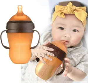 Baby Bottle With Silicone Nipple