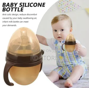 Baby Bottle With Silicone Nipple