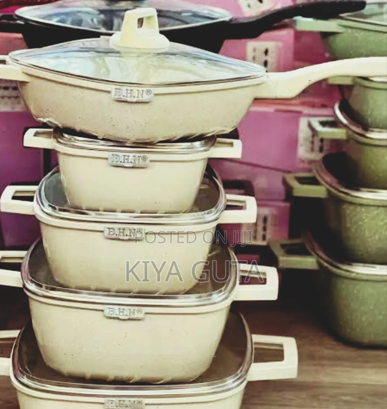 B.H.N Non Stick Caoting 21 PCS Cookware Set