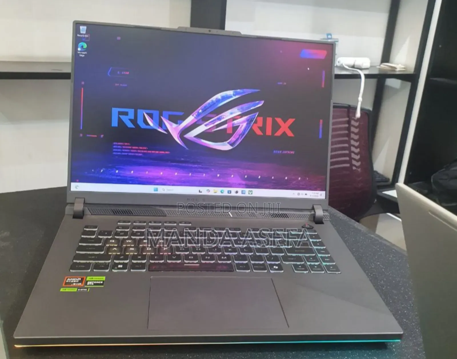 New Laptop Asus ROG Strix G16 G614 16GB AMD Ryzen 9 SSD 1T