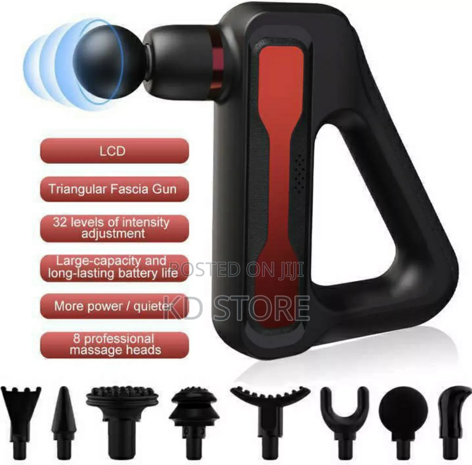 8-head Professional Fascial Gun Massager