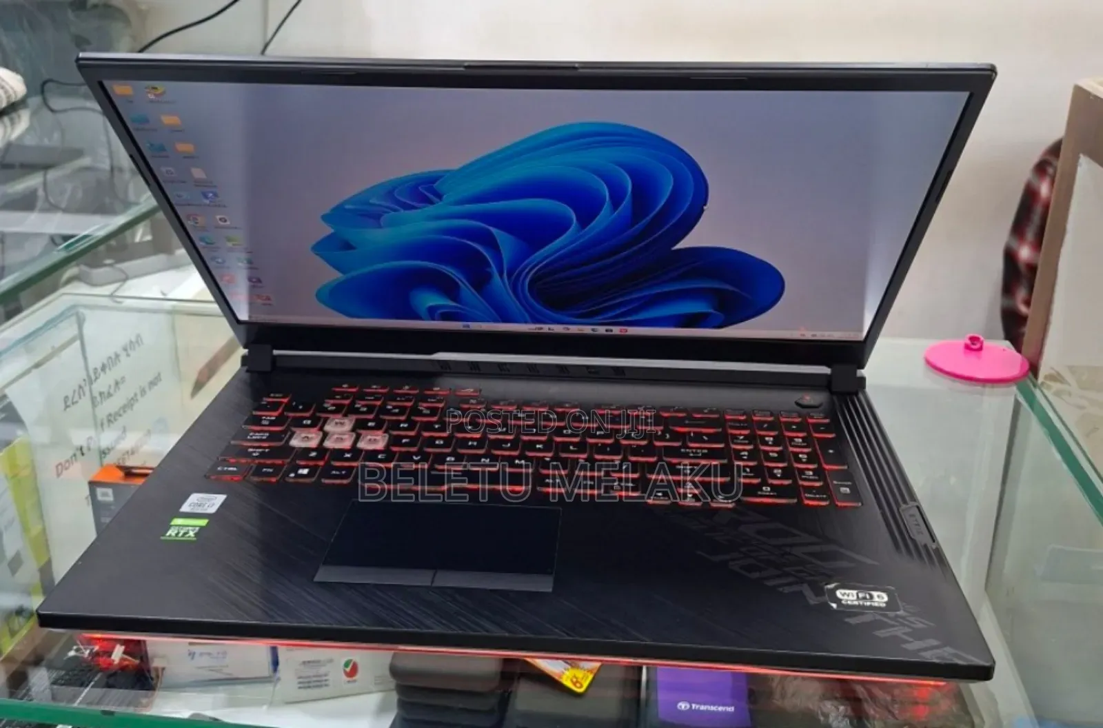New Laptop Asus ROG Strix G15 16GB Intel Core I7 SSD 1T