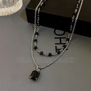 New Black Crystal Necklace