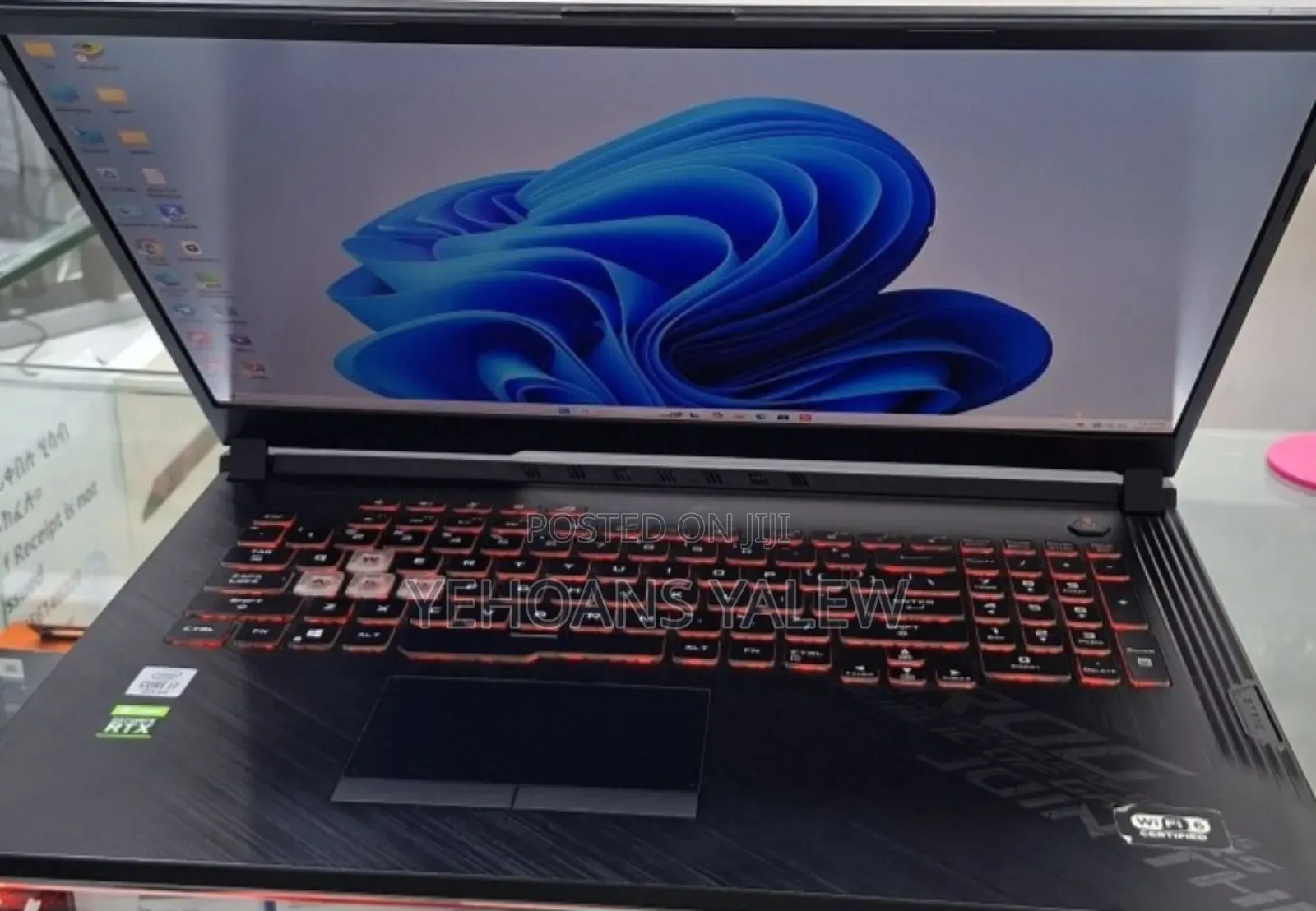 New Laptop Asus ROG Strix G17 16GB Intel Core I7 SSD 1T