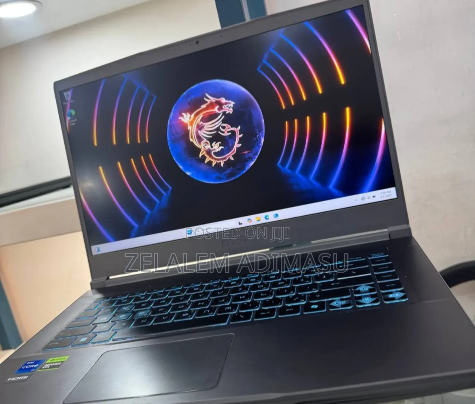 New Laptop MSI Katana GF66 16GB Intel Core I7 SSD 512GB