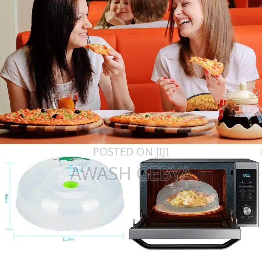 Microwave Food Cover With Plate