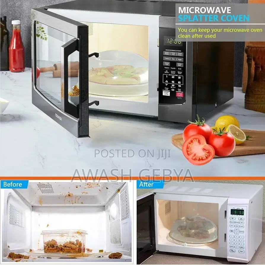 Microwave Food Cover With Plate